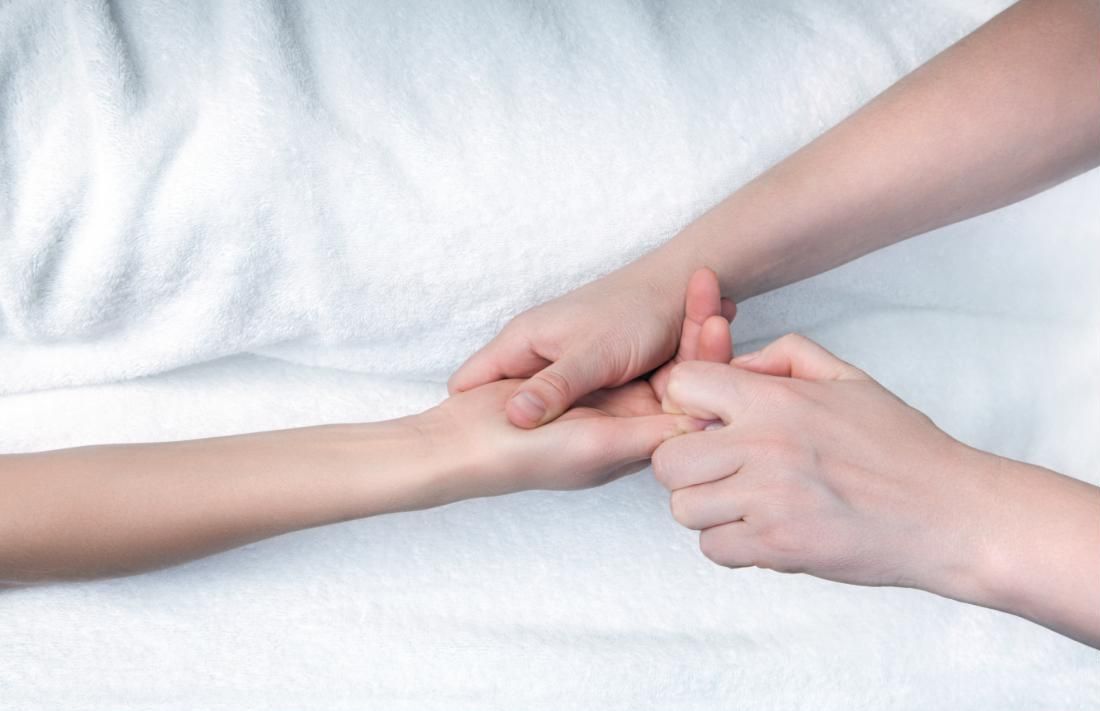 Massage des mains